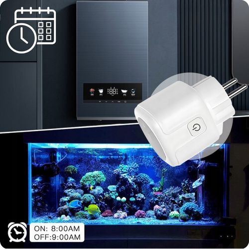 INTELIGENTNE GNIAZDKO WiFi SMART TUYA WATOMIERZ PROGRAMATOR TIMER na Arena.pl