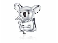 Rodowany srebrny charms do pandora miś koala coala bear srebro 925 NEW126