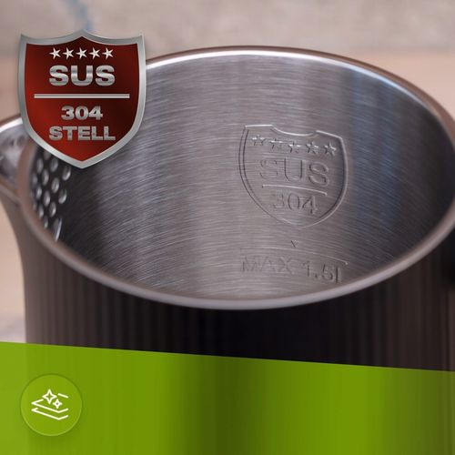 Czajnik elektryczny bezprzewodowy MPM MCZ-115/C podwójne ścianki czarny na Arena.pl