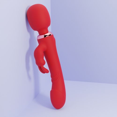 WIBRATOR KRÓLICZEK 3W1 PUNKTU G DAMSKI DWA SILNIKI MASAŻER DWUSTRONNY na Arena.pl