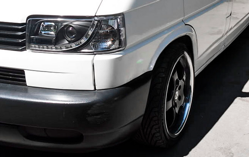 REFLEKTORY LAMPY + TYLNE LED VW T4 OD 1990 DO 2003 Roku DAYLIGHT TYLNE LED na Arena.pl