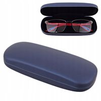 Granat ETUI NA OKULARY korekcyjne przeciwsłoneczne Futerał Pokrowiec TWARDE