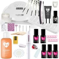 Zestaw do PRZEDŁUŻANIA Hybryd Żel Lampa + Frezarka