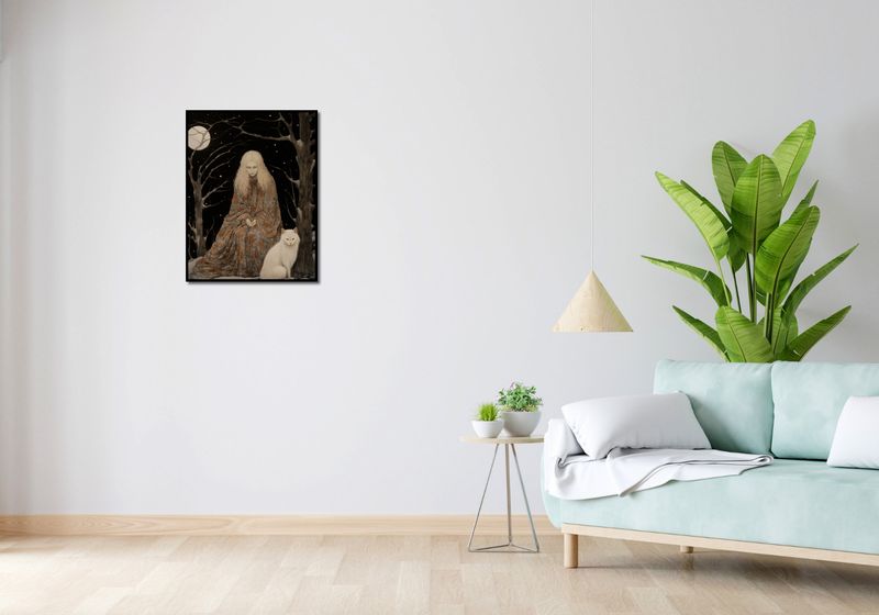 Plakat 50x65cm Stróżka Leśna zdjęcie 4