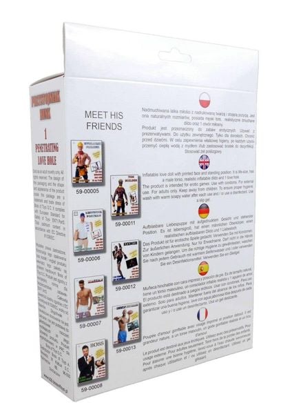 Facet Lalka Dmuchana Erotyczna Czarny Penis Kutas zdjęcie 3