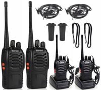 2x WALKIE TALKIE KRÓTKOFALÓWKA PMR BAOFENG BF-888S ZESTAW PMR