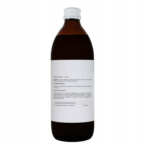 Chlorofil w Płynie Naturalny - 500ml - Oczyszczanie Odkwaszanie Detox na Arena.pl
