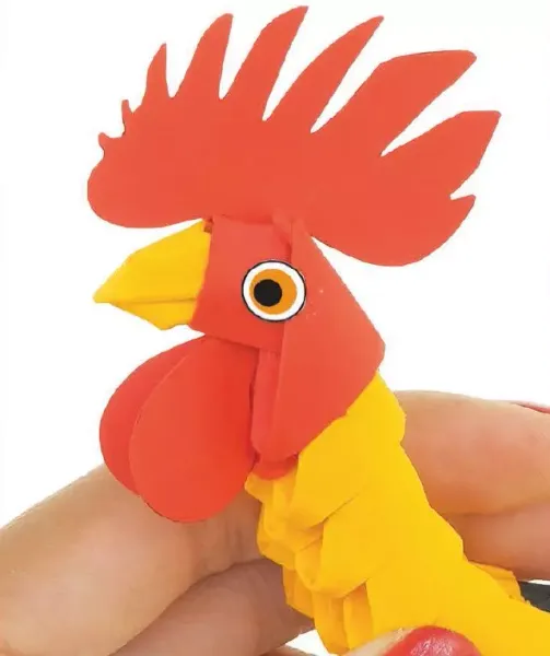 Origami 3D. Kogut (517 elementów) zdjęcie 5
