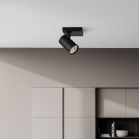 Sufitowa LAMPA plafon LACONI SPL-2813-1B-BL Italux regulowana OPRAWA metalowy spot reflektorek czarne