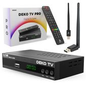 Tuner Dekoder DVBT2 DekoTV PRO Do TV Naziemnej DVBT 2 DVB T2 + Antena
