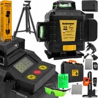 POZIOMICA LASEROWA 360 PŁASZCZYZNOWA 4D LASER KRZYŻOWY SAMOPOZIOMUJĄCA