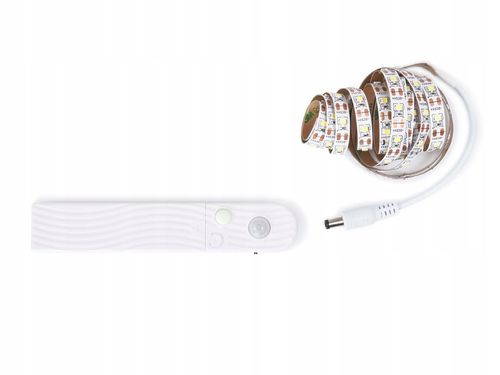 TAŚMA LED MONO 2M Z CZUJNIKIEM RUCHU NA BATERIE na Arena.pl