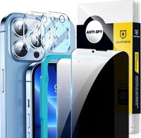 Szkło Hartowane Prywatyzujące 9H do iPhone 13 Pro 6.1 Zestaw 2 Sztuki 3D