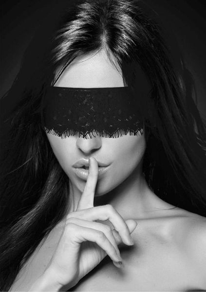 Koronkowa Przepaska Kryjąca - Lace Mask With Elastic Straps zdjęcie 7