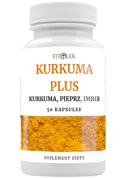 FITOLEK KURKUMA PLUS PIEPRZ IMBIR 50 Kapsułek zdjęcie 1