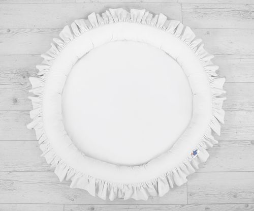 Gniazdko z falbanką - białe na Arena.pl