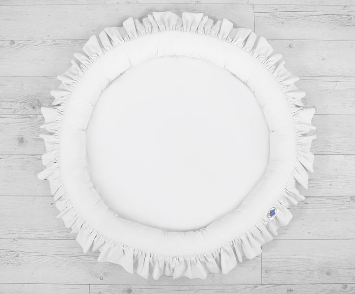 Gniazdko z falbanką - białe zdjęcie 5
