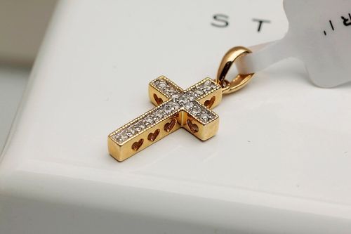 Złoty wisiorek WXD1902 - Diament na Arena.pl