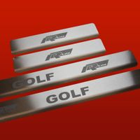 Listwa progowa VOLKSWAGEN GOLF MK7 GOLF RLINE Stal nierdzewna 304 mat 4szt