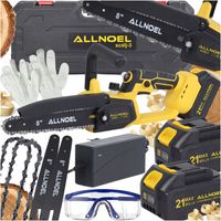 PIŁA ŁAŃCUCHOWA AKUMULATOROWA 21V PILARKA 8" 2x AKUMULATOR