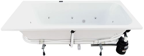 Wanna z hydromasażem prostokątna VESSA DUO 180x80 jacuzzi spa Polska na Arena.pl