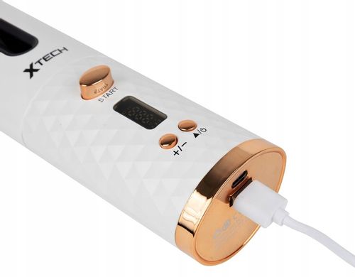 LOKÓWKA DO WŁOSÓW AUTOMATYCZNA CERAMICZNA LCD CURL BIAŁA XTECH na Arena.pl