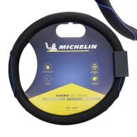 MICHELIN Pokrowiec na kierownicę "M" 36,8-39,4 cm, czarno-niebieski