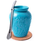 Zestaw Yerba Mate Matero Ceramiczne Bombilla