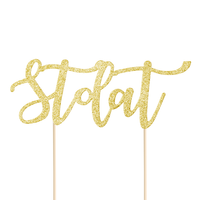 Topper na tort urodzinowy Sto Lat