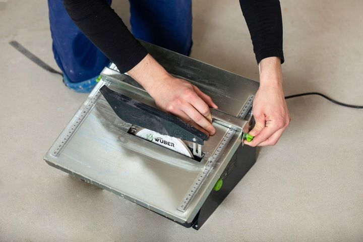 Piła Stołowa Przecinarka Płytek Stolik Do Glazury Na Mokro Sucho Regul zdjęcie 8