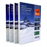 Papier Fotograficzny Błyszczący 4 opak po 50 szt 10x15 180g 200 szt