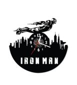 Zegar ścienny z płyty winylowej Iron Man 20.6