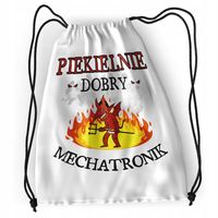 Plecak Dla Mechatronika Sportowy Szkolny Worek Z Nadrukiem Ze Zdjęciem