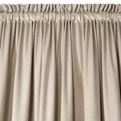 Zasłona gotowa na taśmie MELANIE 140x270 Eurofirany beżowa na Arena.pl