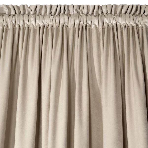 Zasłona gotowa na taśmie MELANIE 140x270 Eurofirany beżowa zdjęcie 7