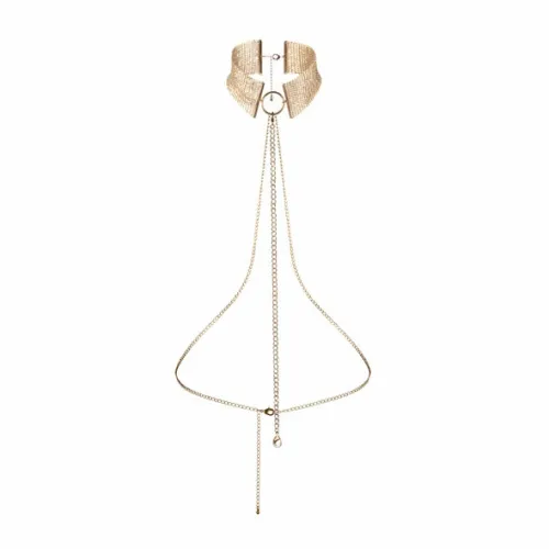 bijoux indiscrets desir metallique naszyjnik choker złoty regulowany na Arena.pl