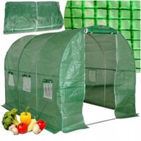 Tunel Foliowy Ogrodowy Szklarnia 2x3 6m2 Zielony na Warzywa Stelaż
