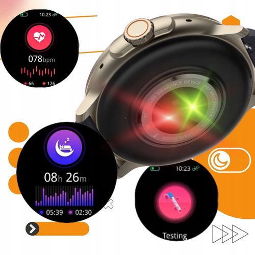 Zegarek męski SMARTWATCH Rubicon ROZMOWY KROKI SMS Sportowy MENU PL na Arena.pl
