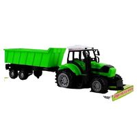 traktor z przyczepą dla dzieci 55 cm 666-122a
