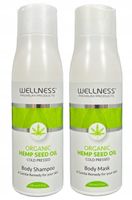 WELLNESS PREMIUM Body Shampoo + Body Mask szampon i maska do ciała 2x500ml