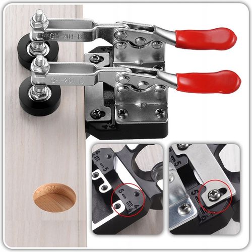 SZABLON DO WIERCENIA OTWORÓW POD ZAWIAS FREZ DO PUSZEK ZNACZNIK na Arena.pl