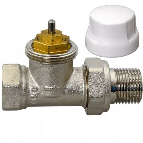 ZAWÓR termostatyczny 1/2" DN15 PROSTY grzejnikowy zasilający M30x1,5 HANZ na Arena.pl