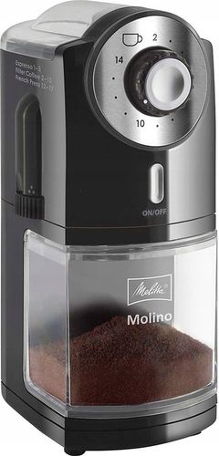 MŁYNEK ELEKTRYCZNY MELITTA Molino 1019-02 100W | CZARNY na Arena.pl