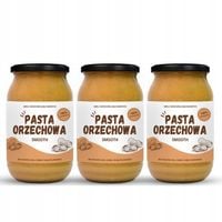 ZESTAW 3X MASŁO ORZECHOWE 900g SMOOTH 100% PEANUT BUTTER