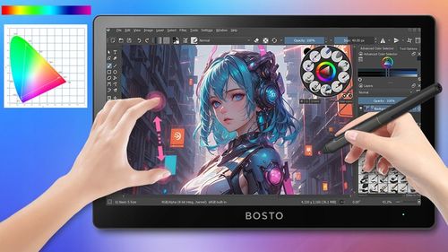 BOSTO A5 Tablet graficzny EKRANOWY 15,6" 2w1 ANDROID 15,6" DOTYK przenośny na Arena.pl