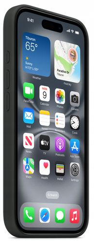 Etui Apple Silikonowe etui MagSafe do iPhone 16 czarny na Arena.pl
