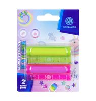 gumka z linijką 5cm 2szt blister pastel line astra