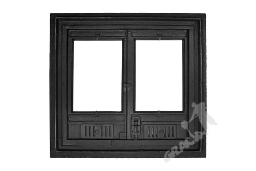 DRZWI B06 - 68X72 CM + TERMOMETR 0-500°C ŻELIWNE DO WĘDZARNI CHLEBOWE na Arena.pl