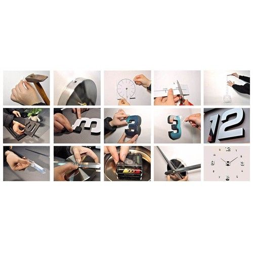 Zegar Ścienny Diy Ruhhy 22143 zdjęcie 12