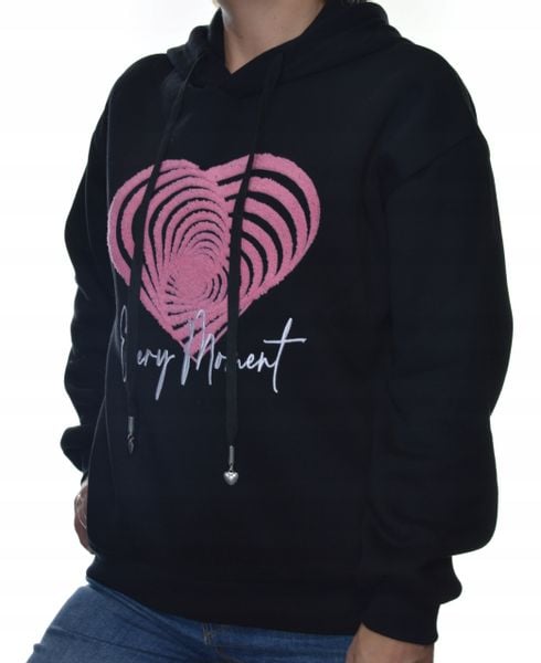 Damska bluza dresowa z kapturem uni zdjęcie 1